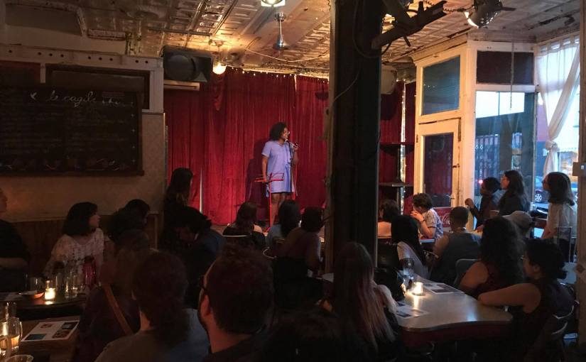 click here for the live audio of our Cagibi&nbsp;reading!